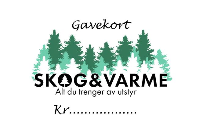 Hovedbilde Gavekort skogogvarme.no