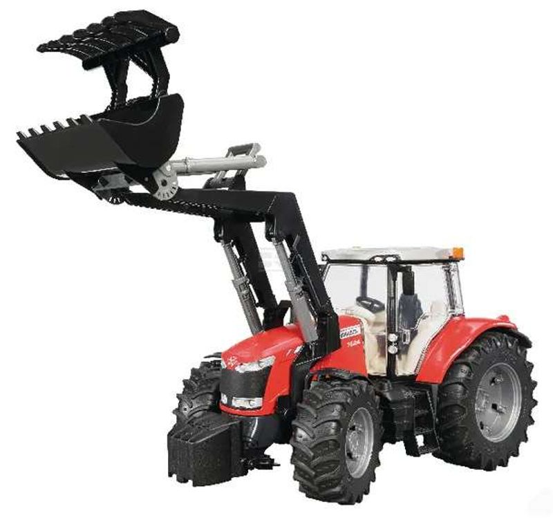 MF 7624 med frontlaster