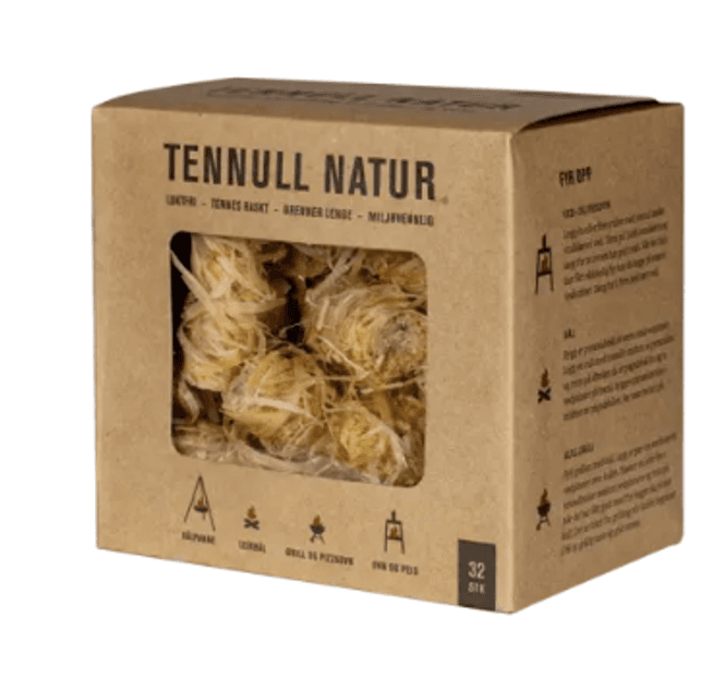 Hovedbilde Tennull Natur Laget av av trefiber og naturlig ...
