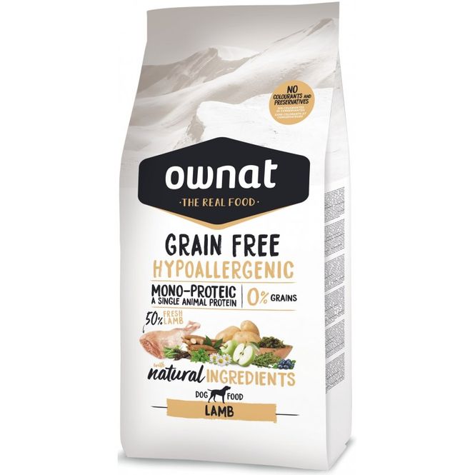 Hovedbilde Ownat Grainfree Hypo Adult Lam 3kg