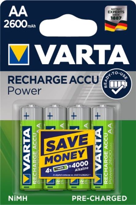 Hovedbilde Batteri ladbart AA 2400 mAh