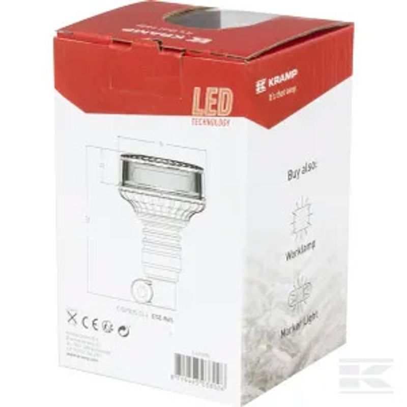 LED Varsellys 23W Stangfeste