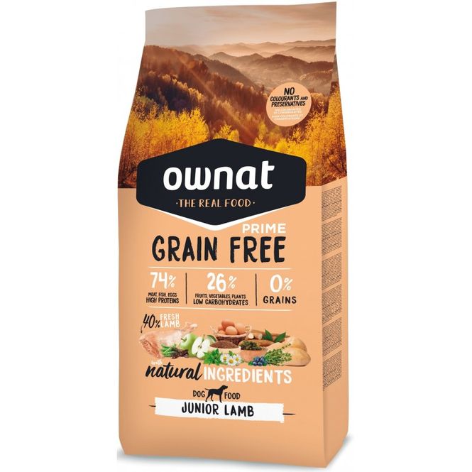 Hovedbilde Ownat Grainfree Prime Junior Lam 12kg