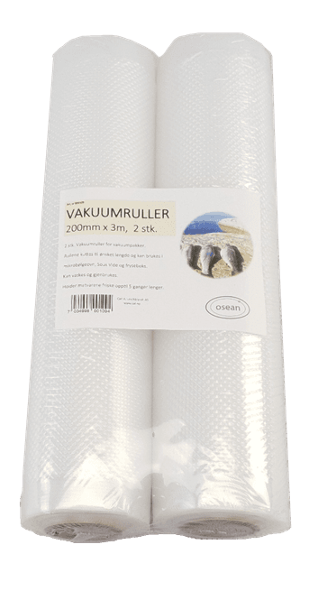 Hovedbilde Osean Vakuumpose - 2stk Rull - 200mm x 3m