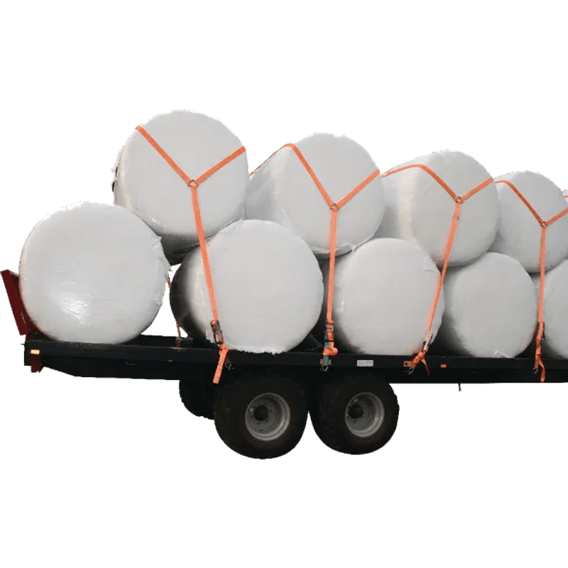 TM stroppen rundballestropp for 2 rundballer ORANGE