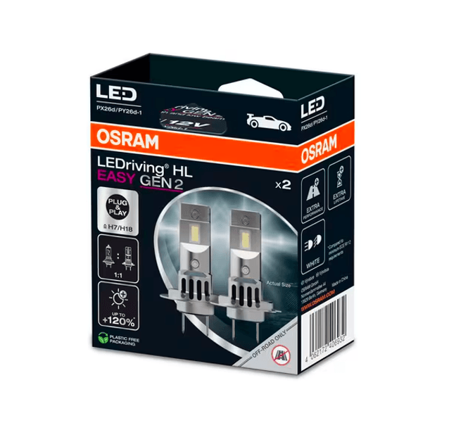 Hovedbilde OSRAM LEDriving® HL EASY GEN 2 (H7/H18) – ...