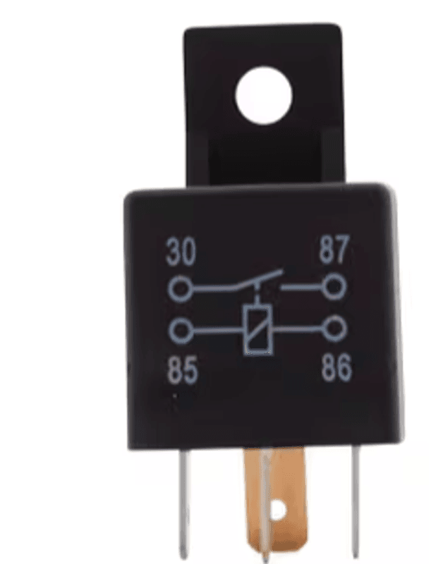 HELLA 12V 40A Arbeidsstrømsrelé (4-pins med brakett)