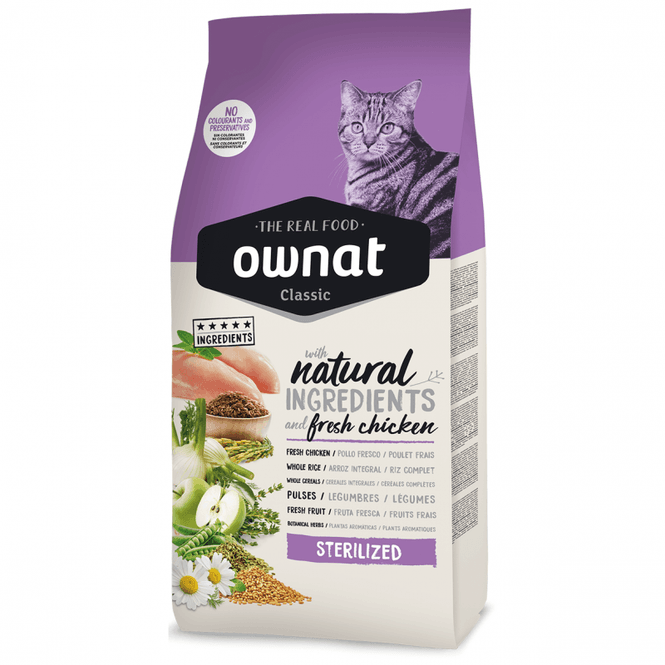 Hovedbilde Ownat Classic Sterilized 15 kg – Komplett ...