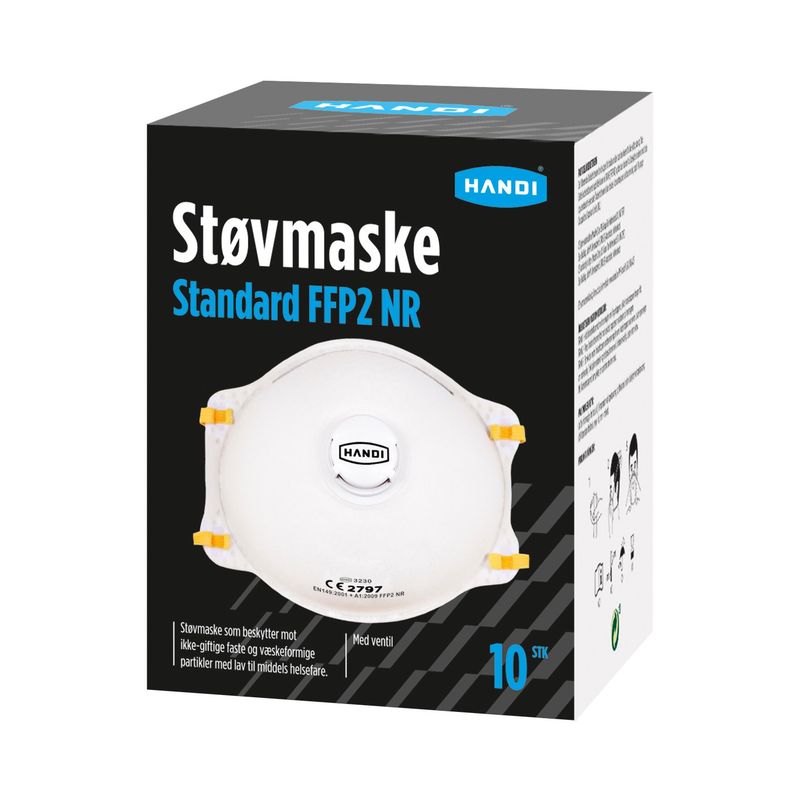Støvmaske standard FFP2 NR