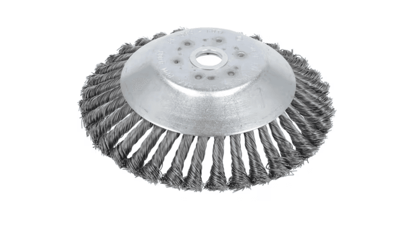 Ugressbørste i stål til ryddesag (200x80 mm) – Effektiv fjerning av ugress og mose